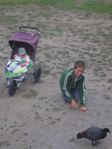 Mr Hee with Baby Farm Girl and Farmer